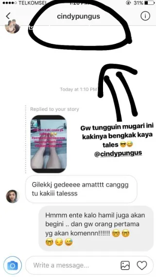 Kezia digoda temannya ©instagram/itskeziakaramoy