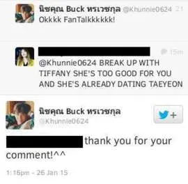 Fans dan Nichkhun di Twitter © xin.msn.com