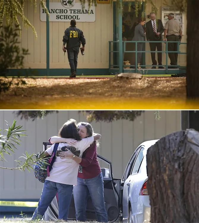 Inilah SD yang jadi lokasi aksi teror pelaku © latimes.com