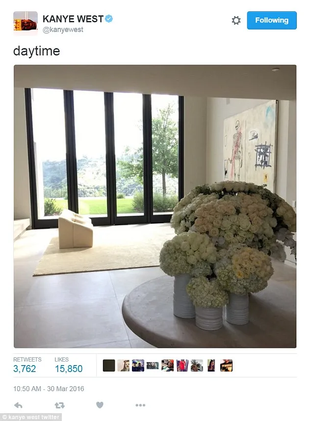 Kanye membenarkan sudah pindah rumah ©twitter/kanyewest