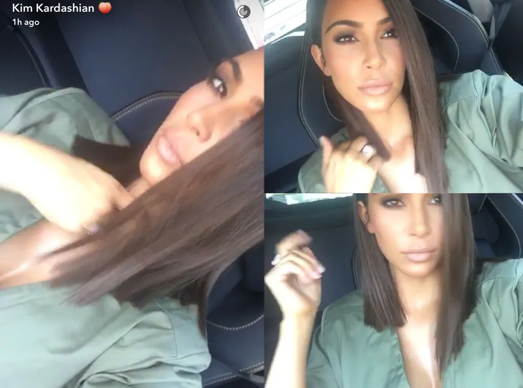 Kim Kardashian © Snapchat