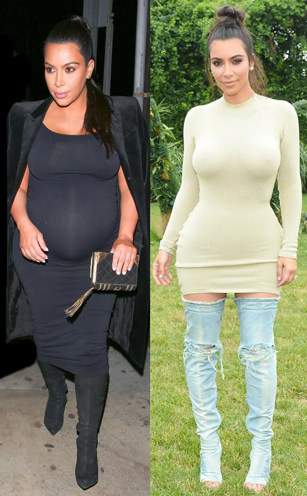 Perbedaan Badan Kim Kardashian © eonline