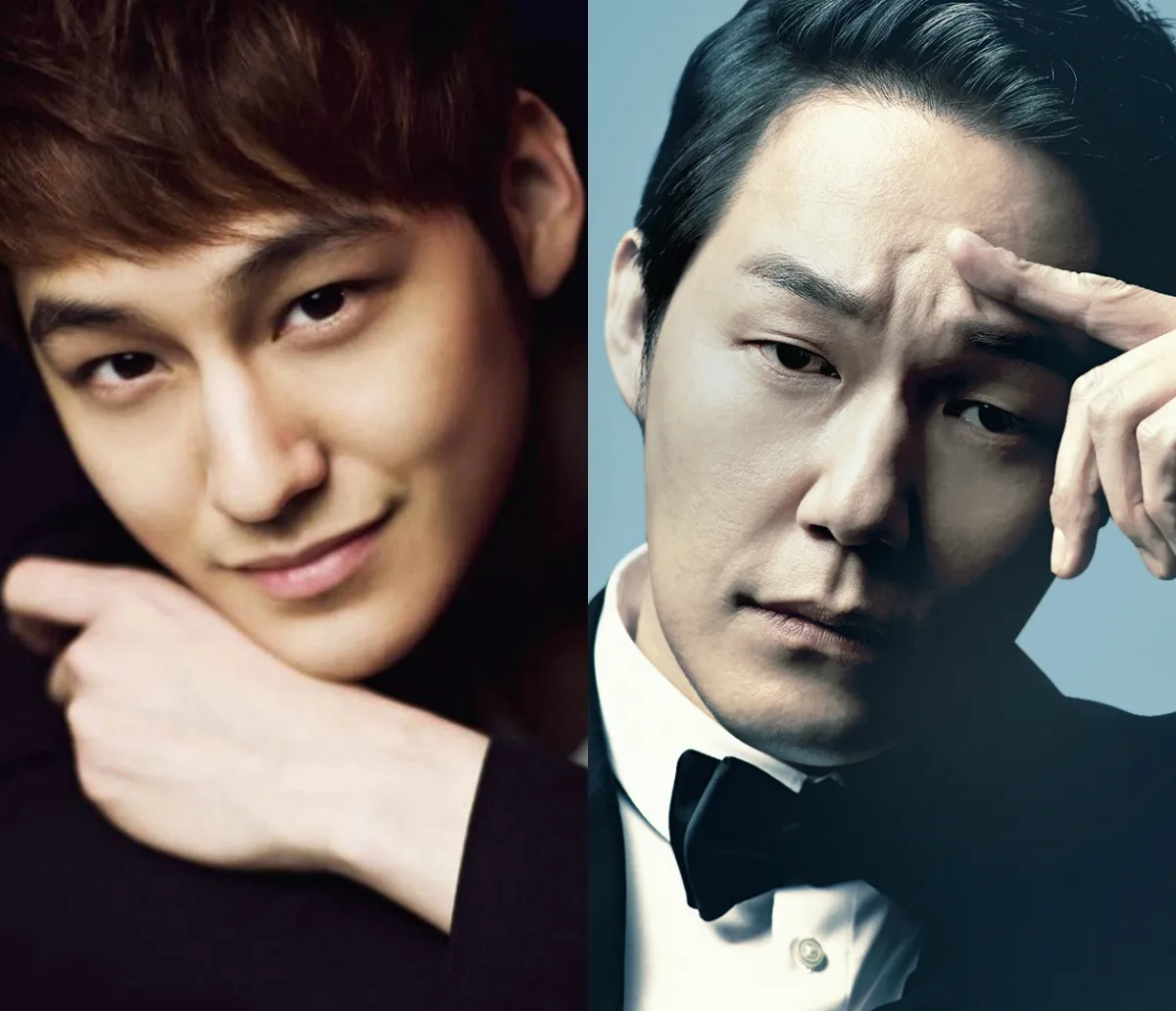 Kim Bum bersama Park Sung Woong untuk drama Hidden Identity. ©soompi.com.
