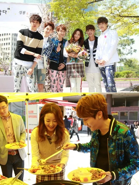 Kim Hee Sun menerima kiriman truk makanan persembahan dari Jackie Chan. ©soompi.com