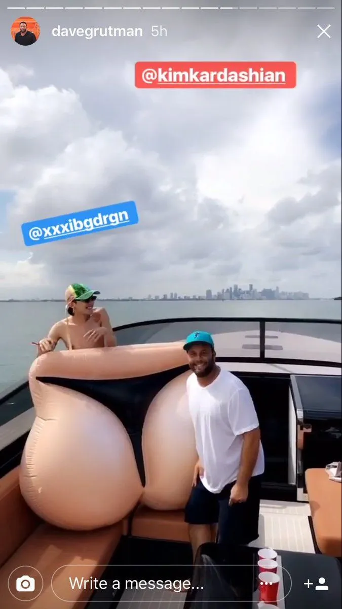 GD dan Dave menikmati Biscayne Bay © instagram.com/davegrutman