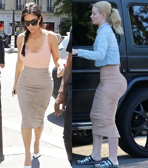 Penampilan Iggy Azalea mirip dengan Kim Kardashian © Istimewa