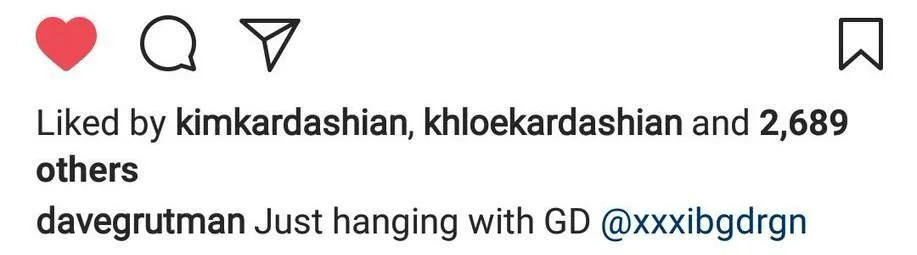 Kim K dan Khloe like foto Dave © koreaboo.com