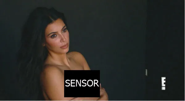 Kim Kardashian pose tanpa busana lagi © eonline.com
