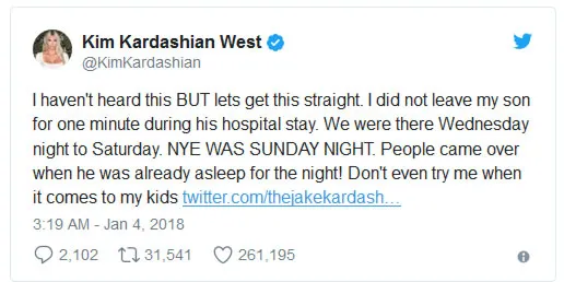 Kim Kardashian beri klarifikasi soal tuduhan yang tidak-tidak. Credit: Twitter.com/kimkardashian
