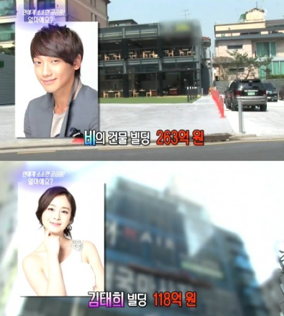 Kekayaan Rain dan Kim Tae Hee yang sangat fantastis. ©soompi.com