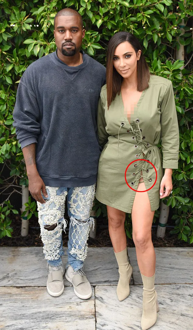 Ups, Kim sepertinya benar-benar nggak sadar! © Shutterstock/dailymail.co.uk