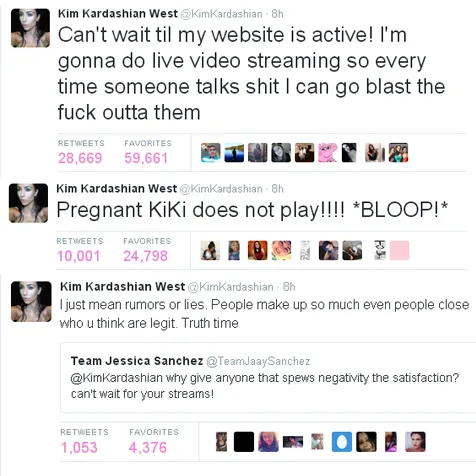 Kim luapkan kemarahannya @ twitter.com/kimkardashian