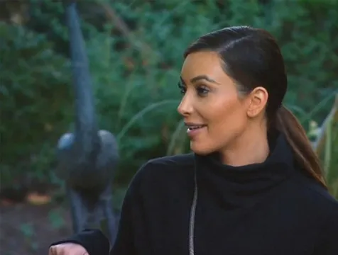 Kim ketika mengungkapkan perasaannya @ dailymail.co.uk/E! Entertainment
