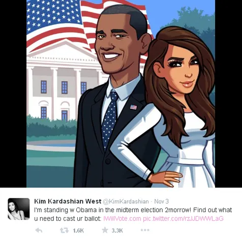 Foto yang diunggah Kim di Twitter @ twitter.com/kimkardashian