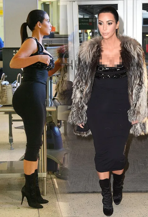 Penampilan seksi Kim yang begitu menggoda ©splashnews.com