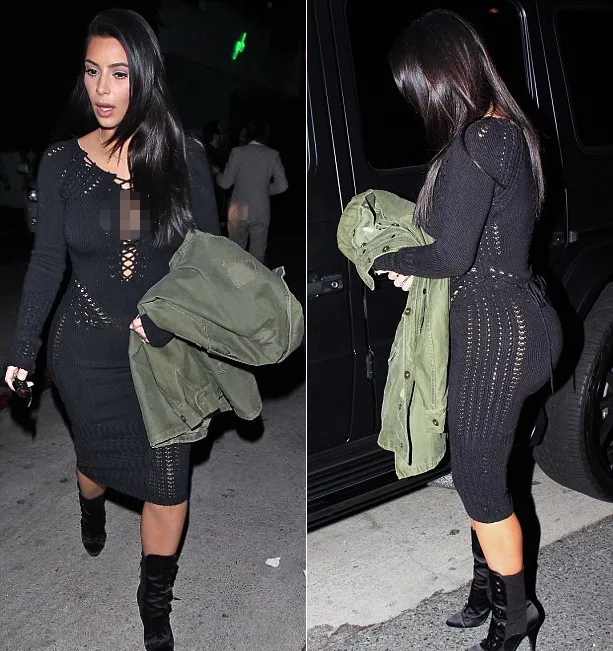 Kim Kardashian @ dailymail.co.uk