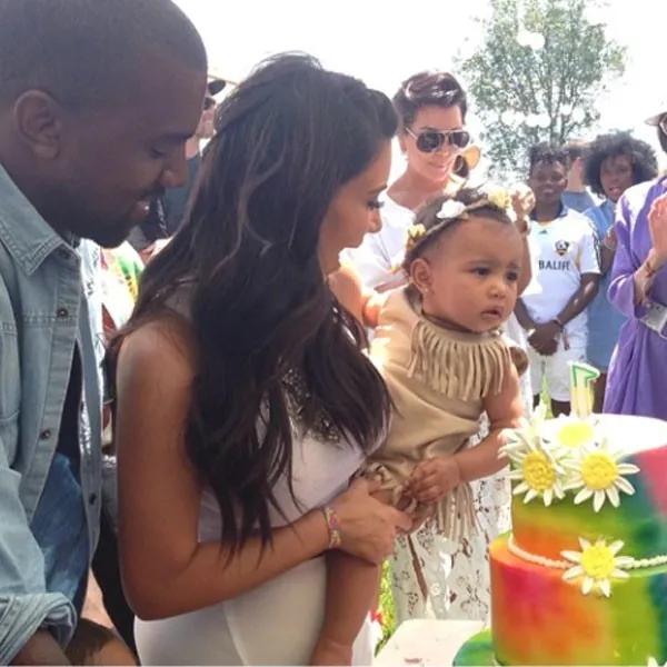 North West di pesta ulang tahun @ Instagram/Kim Kardashian