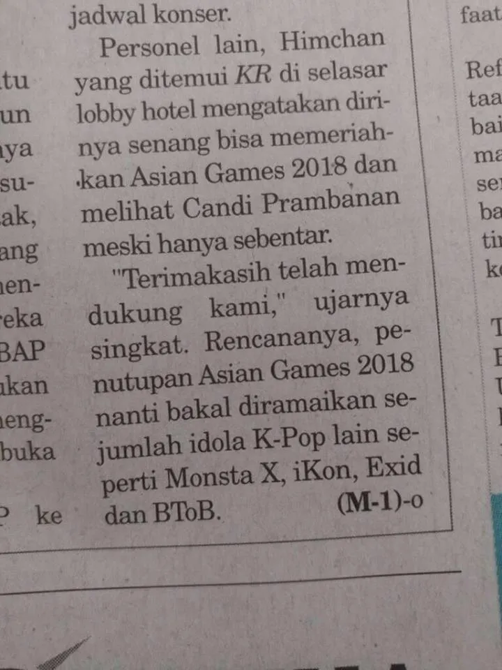 Rumor jajaran bintang K-Pop yang akan diundang ke pentupan Asian Games 2018. © dok. istimewa
