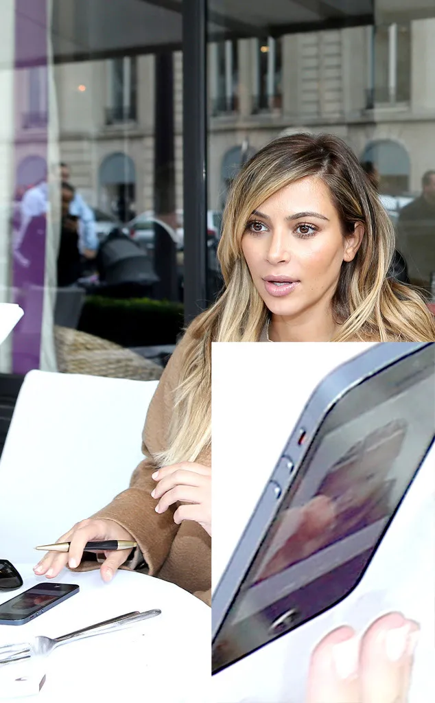 Kim Kardashian dan foto anaknya @ eonline.com