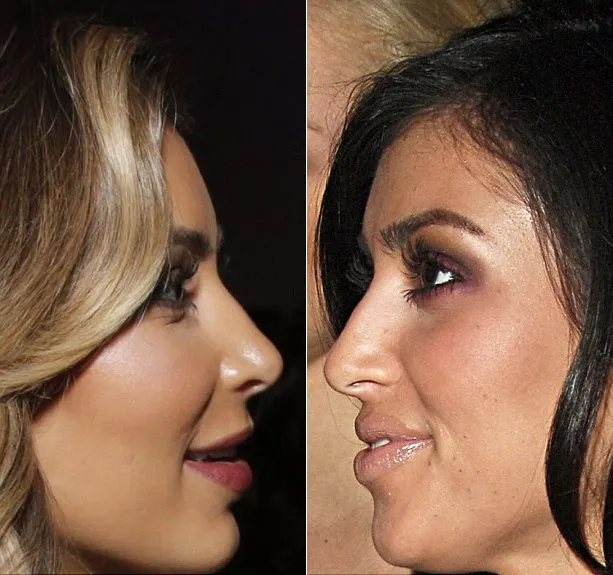 Kim Kardashian 2013 dan 2006 @ dailymail.co.uk