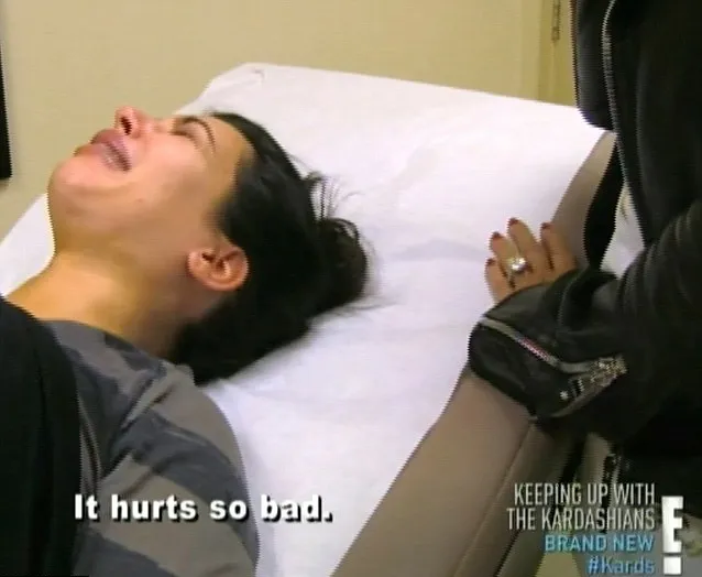 kesakitan, kim kardashian trauma hamil lagi