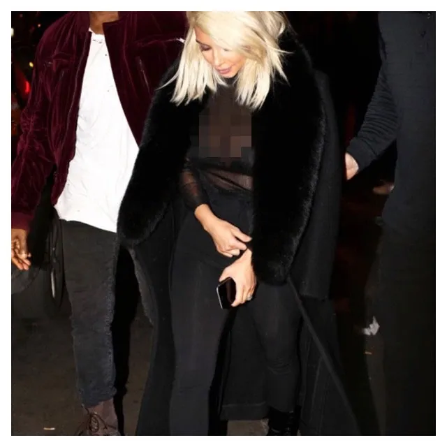 Gaya baru rambut Kim Kardashian © Instagram/Kim Kardashian