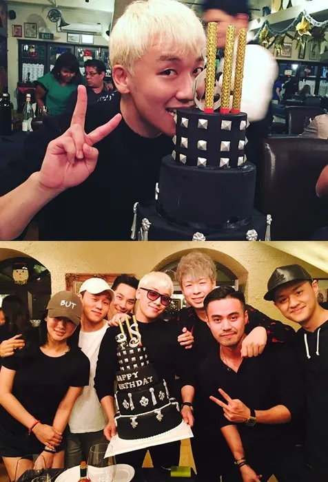 Seungri Big Bang merayakan ulang tahun di Singapura bersama Kim Lim. ©istimewa