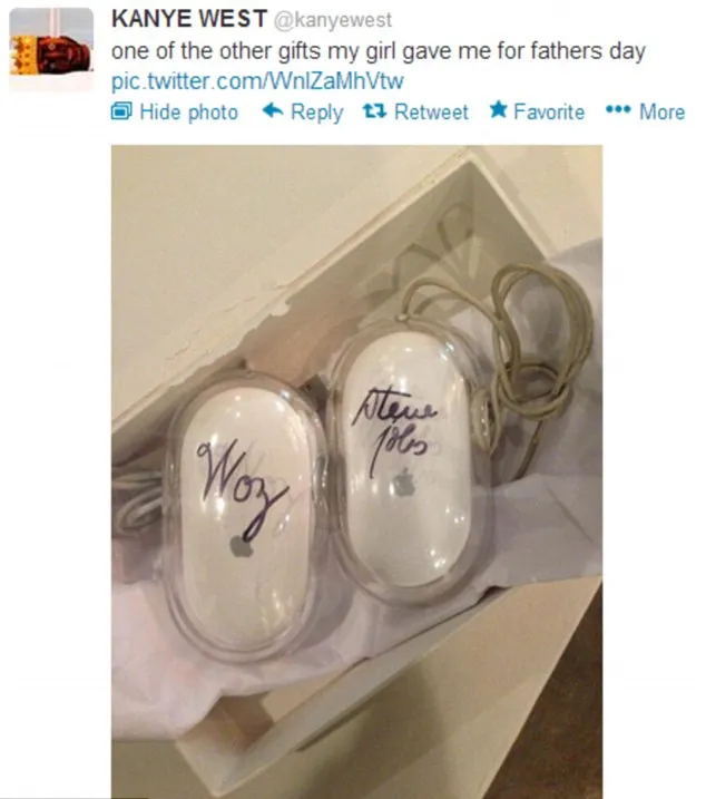 Hadiah Kim untuk Kanye @ dailymail.co.uk