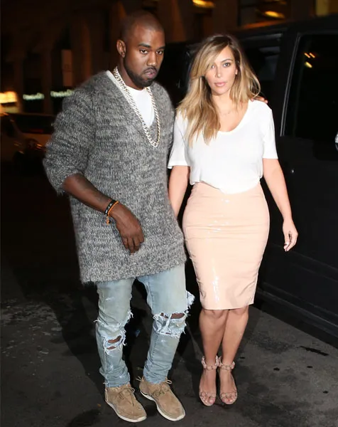 Pengantin baru, Kim dan Kanye ©fameflynet