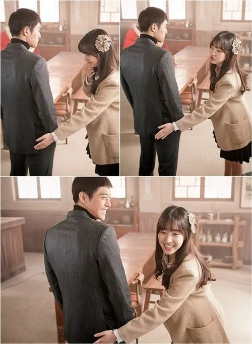 Ji Se Yeon menepuk pantat Kim Hyun Joong @soompi.com