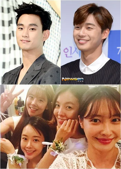 Beberapa rekan artis yang hadir dalam pesta pernikahan Bae Yong Jun & Park Soo Jin. ©credit as tagged