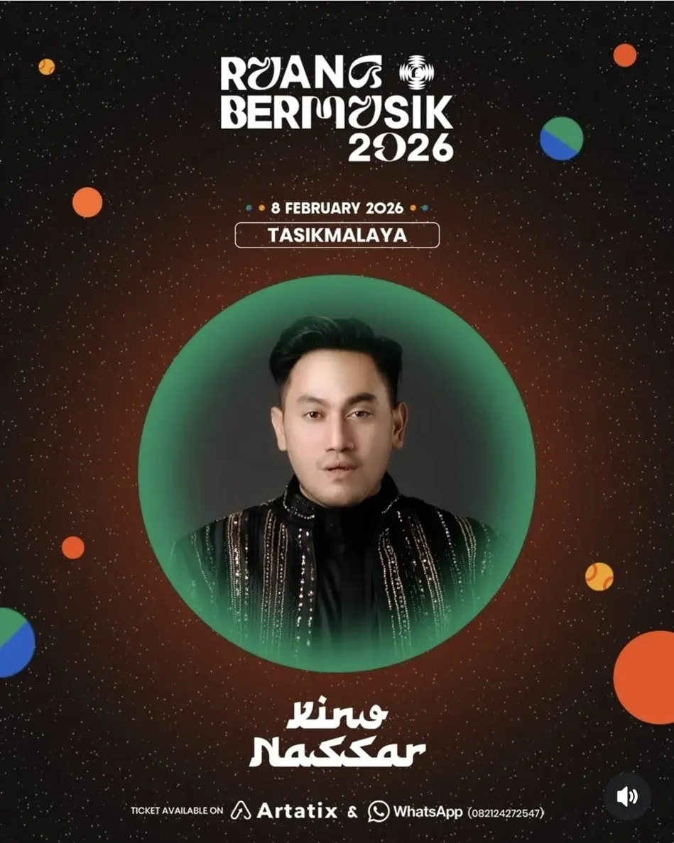 King Nassar tampil di Ruang Bermusik 2026.