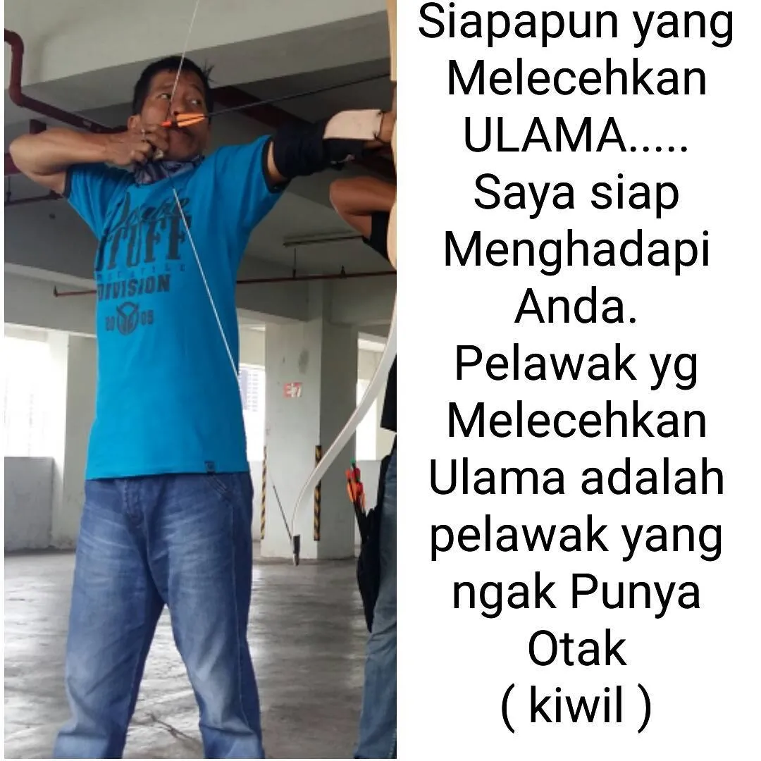 Kiwil tantang mereka yang menghina Ulama © Instagram/kiwil.ks82