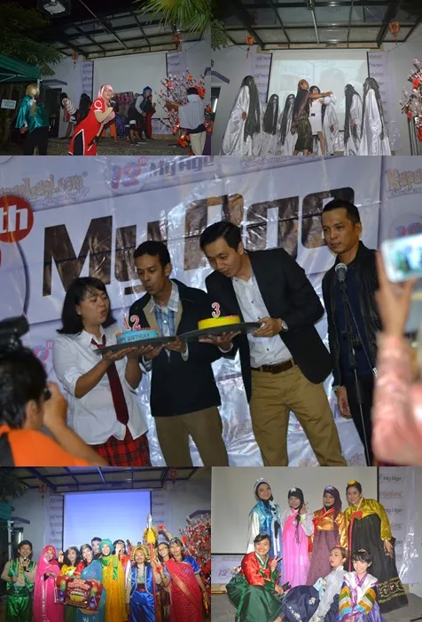 Seru dan pecah pesta perayaan ulang tahun KLN. ©KapanLagi.com