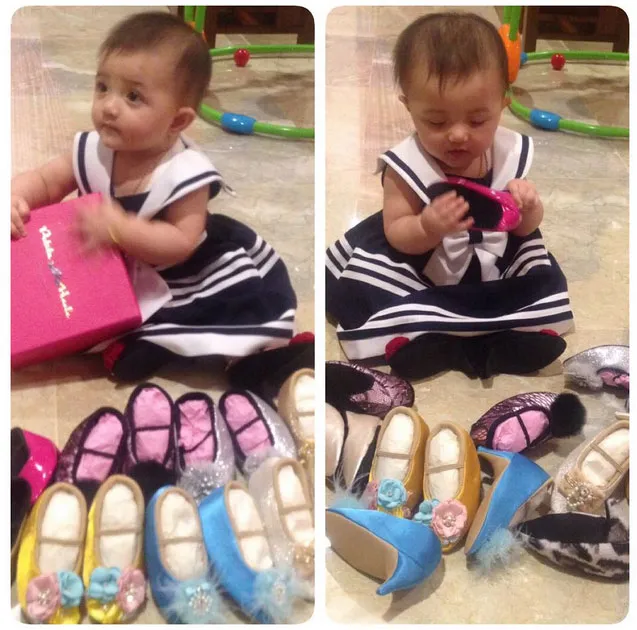 Koleksi sepatu Baby Arsy © Instagram/Baby Arsy