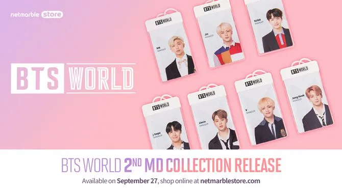Merchandise BTS WORLD © Netmarble