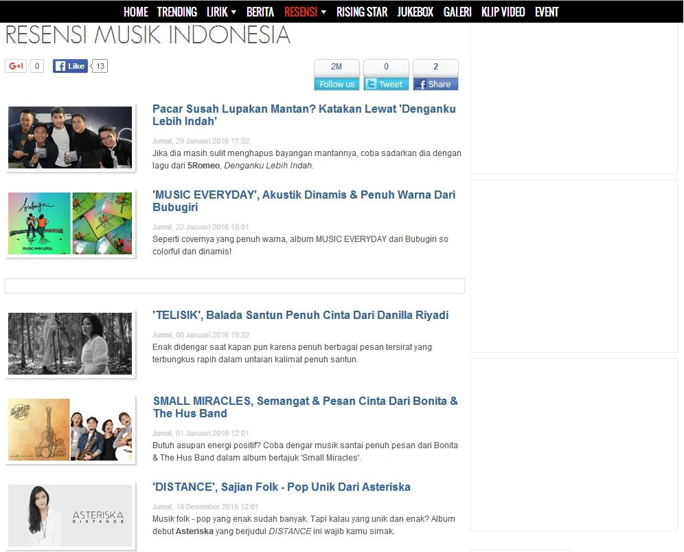 Masihkah kolom kecil ini dibiarkan terus hidup? © KapanLagi.com