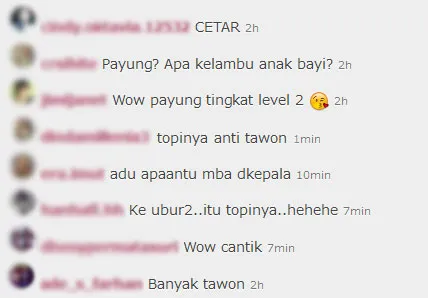 Komentar untuk Syahrini © Instagram/Syahrini