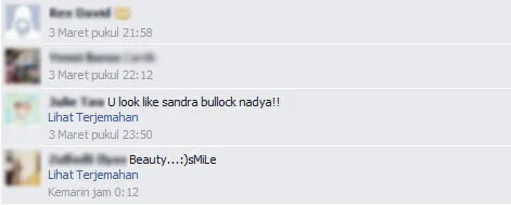 Nadya Hutagalung dibilang mirip Sandra Bullock © Facebook/Nadya Hutagalung