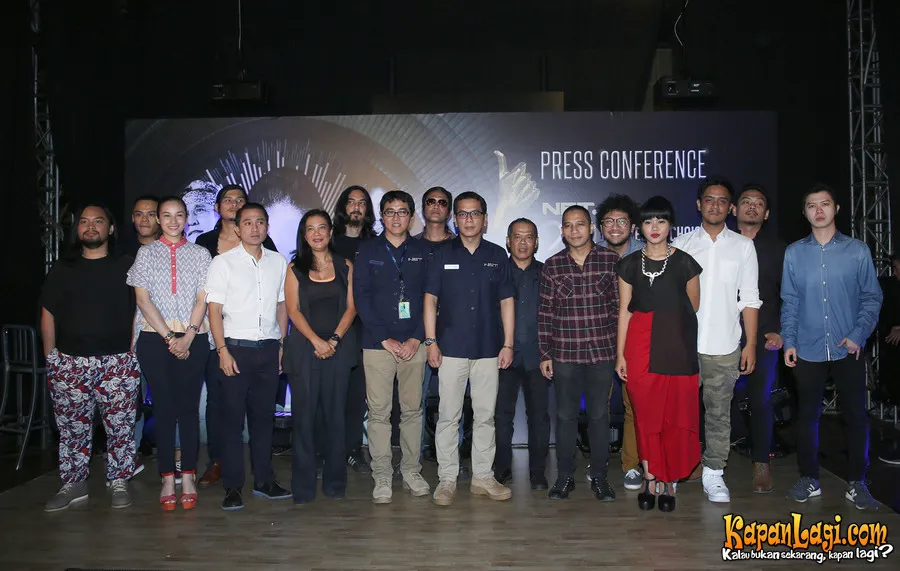Konferensi pers tentang Indonesia Choice Award & Perayaan Ultah NET. ©KapanLagi.com®/Muhammad Akrom Sukarya