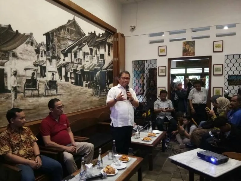 Menter Rudiantara memberikan pengarahan untuk mencegah penyusupan ransomware © Kominfo.go.id