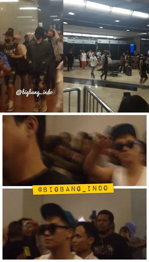 Momen Big Bang sampai di Jakarta. ©credit as tagged