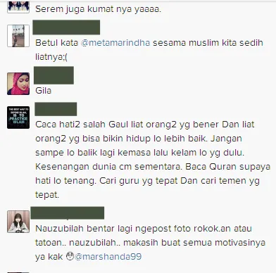 Kontroversi di kolom komentar/Instagram©