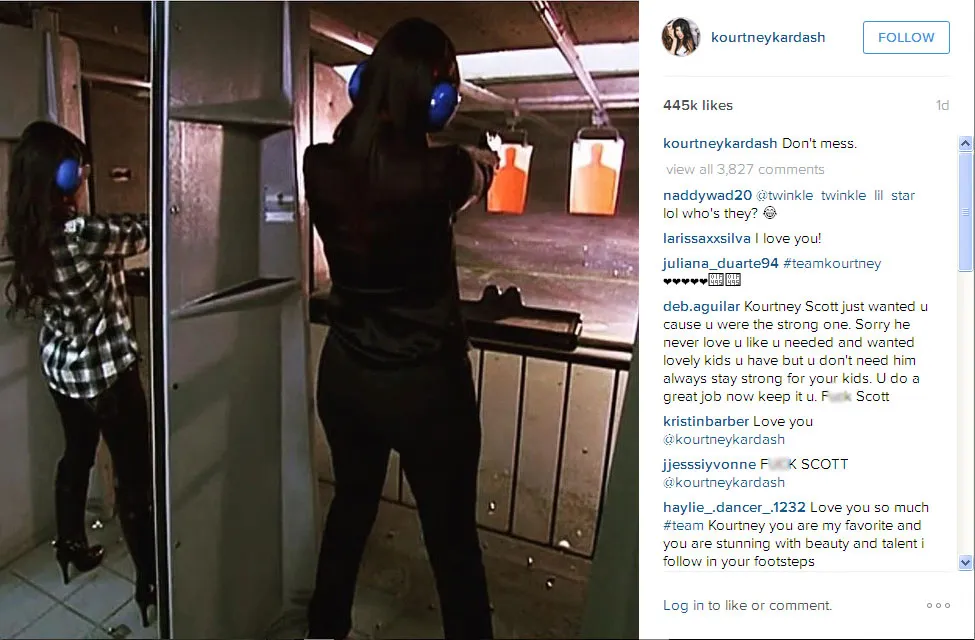 Kourtney Kardashian mendapat dukungan dari penggemarnya © Instagram/Kourtney Kardashian