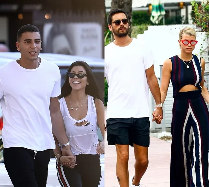 Kourtney & Younes pacaran, Scott & Sofia pacaran, Younes & Sofia sahabat © Istimewa