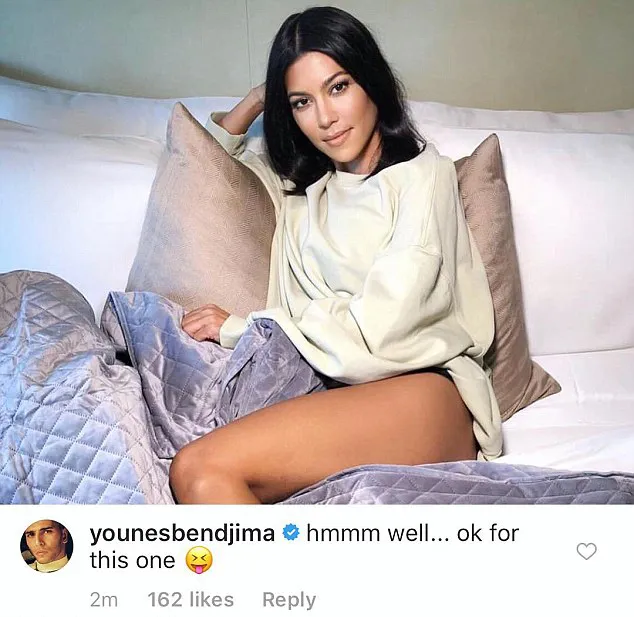 Younes nggak ada masalah sama foto Kourtney yang satu ini © instagram.com/kourtneykardash