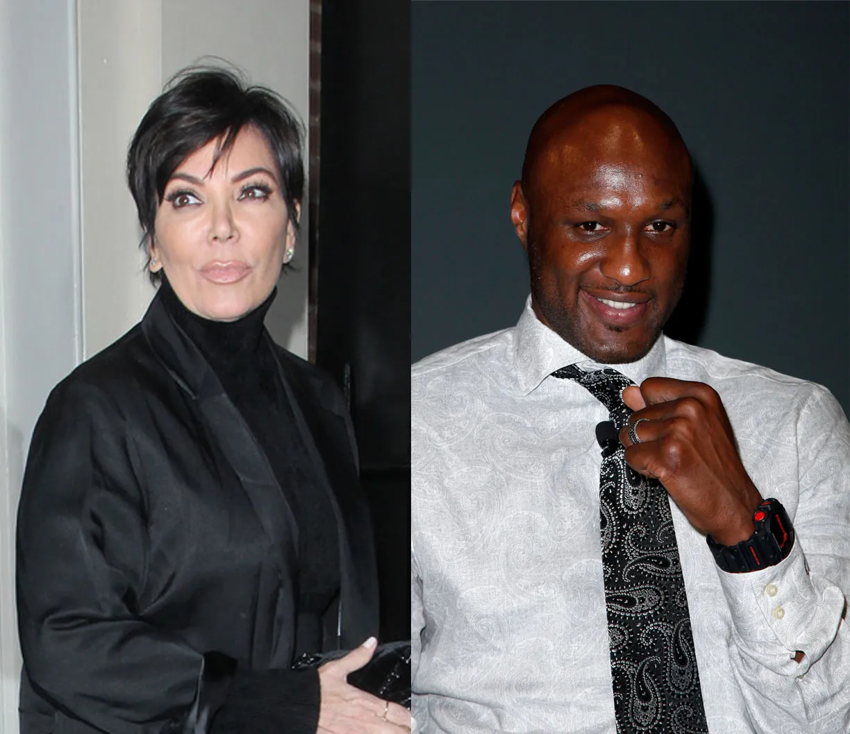 Kris Jenner dan Lamar Odom disebut pernah menjalin sebuah hubungan © Splashnews