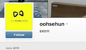 Profil akun Instagram Sehun EXO, menyatakan EXO hanya 11 orang? @allkpop.com