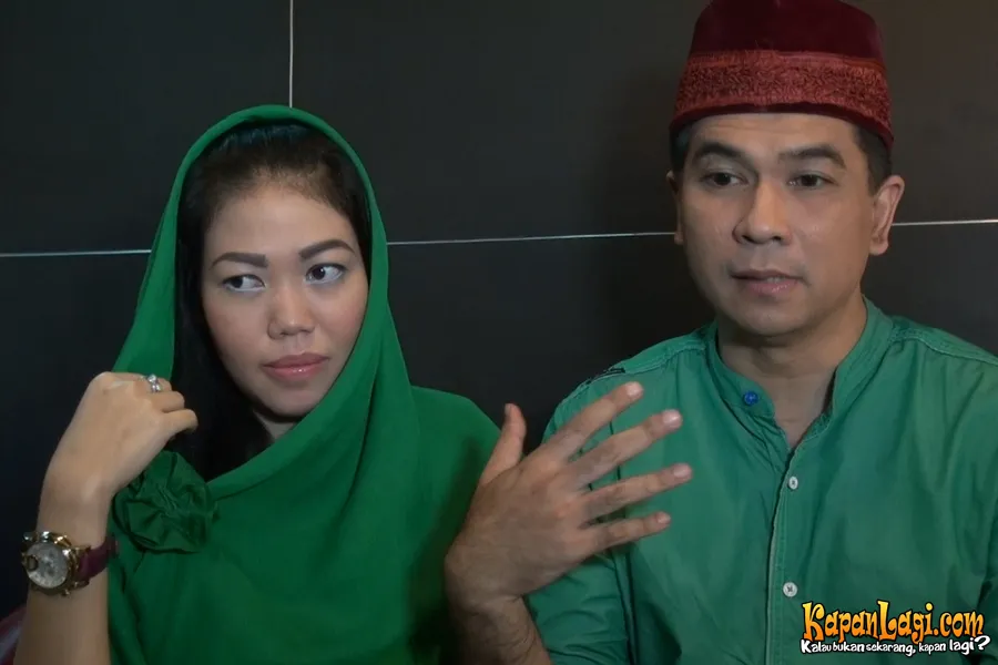 Khrisna Mukti melaporkan Devi Nurmayanti telah memalsukan © KapanLagi.com®