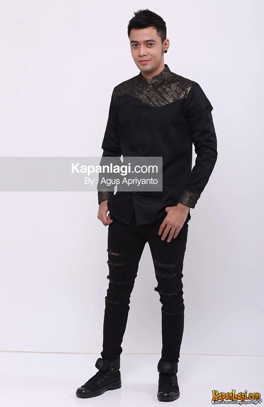 Kris Hatta tak setuju dengan poligami yang dilakukan tanpa persetujuan istri pertama. ©KapanLagi.com/Agus Apriyanto